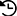 A clock with arrow going counter-clockwise